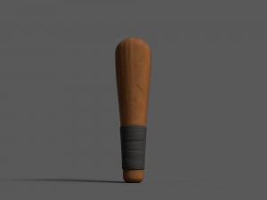 Cudgels wooden stick Model 3D