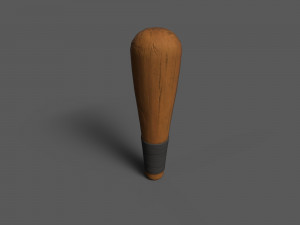 Cudgels wooden stick Model 3D