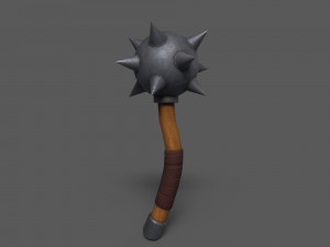 Maces weapon with spikes Modelo 3D