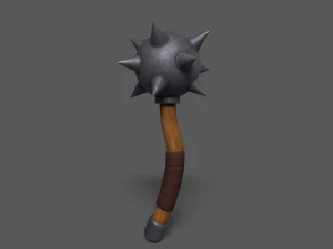 Maces weapon with spikes 3D Model