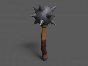 Maces weapon with spikes Modelo 3D