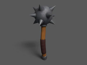 Maces weapon with spikes 3D Model