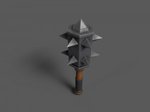 Maces weapon with spikes Modelo 3D