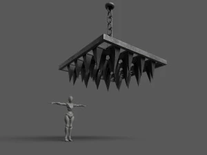 Parede pontiaguda Modelo 3D