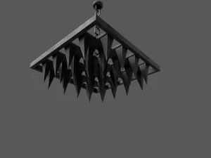 SpikedWall 3D Model