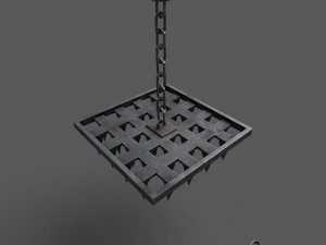 SpikedWall Modèle 3D
