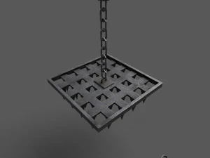 SpikedWall 3D Model