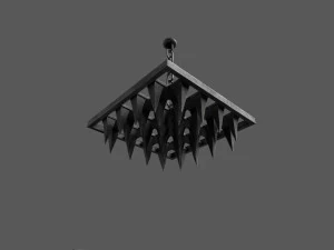SpikedWall 3D Model