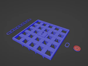 SpikedWall 3D Model