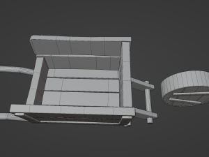WoodenCart 3Dモデル