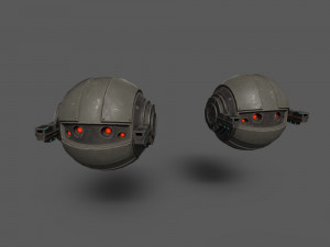 SciFi Drones Model 3D