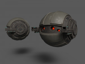 SciFi Drones Model 3D
