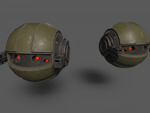 SciFi Drones Model 3D