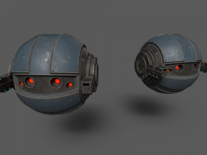 SciFi Drones Model 3D