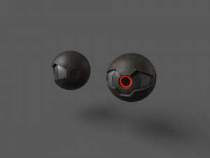 SciFi Drones Model 3D