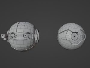 SciFi Drones Model 3D
