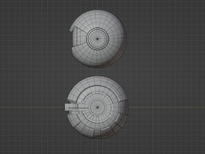 SciFi Drones Model 3D