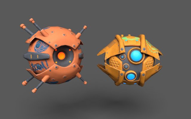 Drones 3D Модель .c4d .max .obj .3ds .fbx .stl .blend 