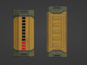 Sci-Fi Power Battery 3D Model