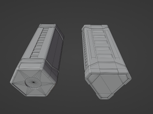 Sci-Fi Power Battery Model 3D