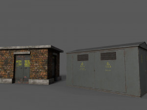 Transformer Station 3Dモデル