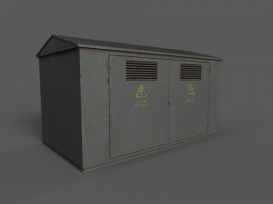 Transformer Station 3D Model