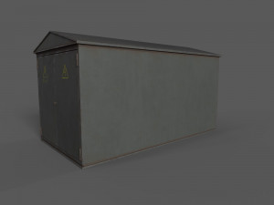Transformer Station 3D Model