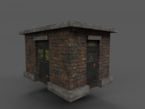 Transformer Station 3D Model