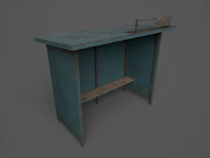 Bus Stops 3D Model