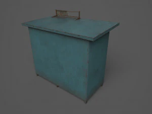 Bus Stops 3D Model