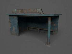 Bus Stops 3Dモデル