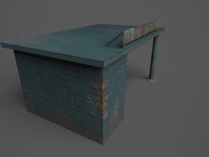 Bus Stops 3D Model