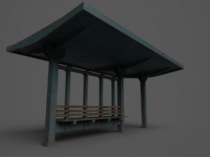 Bus Stops 3Dモデル