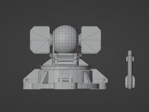 Sci-Fi MissileTurret 3Dモデル