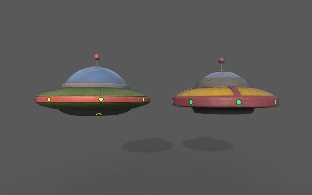 Ufos Ships 3D 모델 .c4d .max .obj .3ds .fbx .stl .blend 