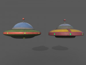 Ufos Ships 3D Model