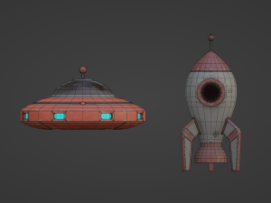 SpaceShips 3D Модель