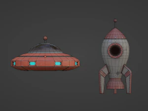 Astronavi Modello 3D