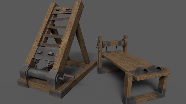 Torture Tables Modello 3D .c4d .max .obj .3ds .fbx .stl .blend 