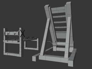 Torture Tables Modello 3D