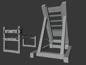 Torture Tables 3D Model