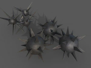 Piercing-Cutting Traps 3D Model