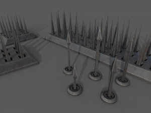 Piercing-Cutting Traps Modello 3D