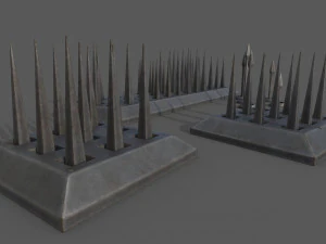 Piercing-Cutting Traps 3D Model