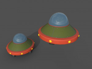 Ufo Ships Modèle 3D
