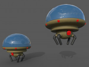 Ufo Ships Modèle 3D