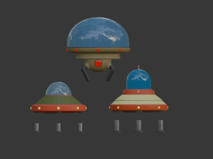Ufo Ships Modèle 3D