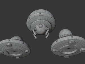 Ufo Ships Modèle 3D