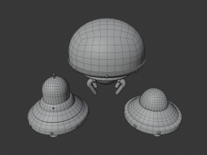 Ufo Ships Modèle 3D