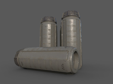 Sci-Fi Cargo Model 3D